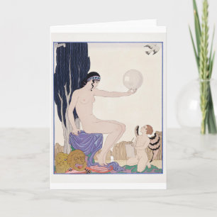 George Barbier, Art Deco bedankkaart