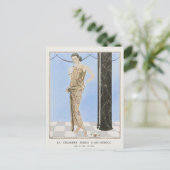 George Barbier, Art Deco Briefkaart (Staand voorkant)