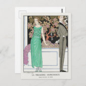 George Barbier, Art Deco Briefkaart (Voorkant / Achterkant)