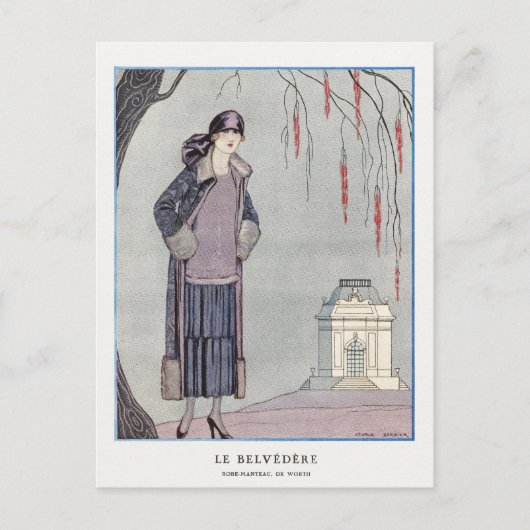 George Barbier, Art Deco Briefkaart (Voorkant)