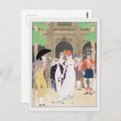 George Barbier, Art Deco Briefkaart (Voorkant / Achterkant)