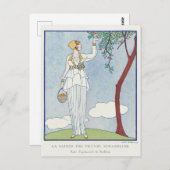 George Barbier, Art Deco Briefkaart (Voorkant / Achterkant)