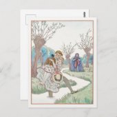 George Barbier, Art Deco Briefkaart (Voorkant / Achterkant)