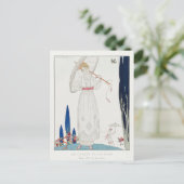 George Barbier, Art Deco Briefkaart (Staand voorkant)