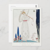 George Barbier, Art Deco Briefkaart (Voorkant / Achterkant)