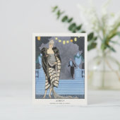 George Barbier, Art Deco Briefkaart (Staand voorkant)