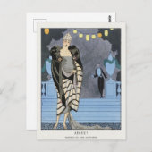 George Barbier, Art Deco Briefkaart (Voorkant / Achterkant)