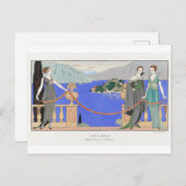 George Barbier, Art Deco Briefkaart (Voorkant / Achterkant)