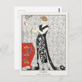 George Barbier, Art Deco Briefkaart (Voorkant / Achterkant)