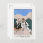 George Barbier, Art Deco Briefkaart (Voorkant / Achterkant)