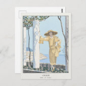 George Barbier, Art Deco Briefkaart (Voorkant / Achterkant)