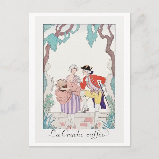 George Barbier, Art Deco Briefkaart (Voorkant)