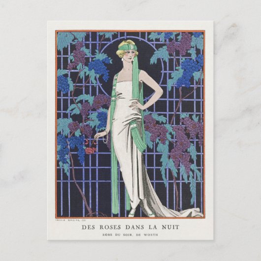 George Barbier, Art Deco Briefkaart (Voorkant)
