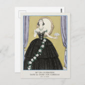George Barbier, Art Deco Briefkaart (Voorkant / Achterkant)