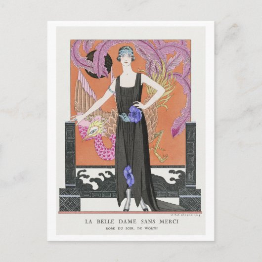 George Barbier, Art Deco Briefkaart (Voorkant)