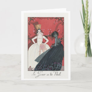 George Barbier, Art Deco Dankkaart Bedankkaart