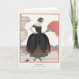 George Barbier, Art Deco Dankkaart Bedankkaart