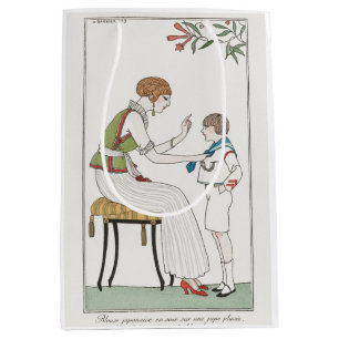 George Barbier, Art Deco Medium Gift Bag Cadeauzakje