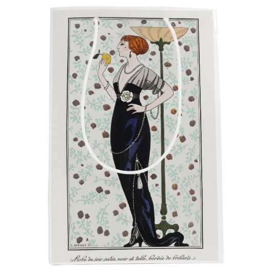 George Barbier, Art Deco Medium Gift Bag Medium Cadeauzakje (Voorkant)