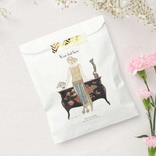 George Barbier Art Deco mode Bedankzakje (Gezegeld)