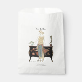 George Barbier Art Deco mode Bedankzakje