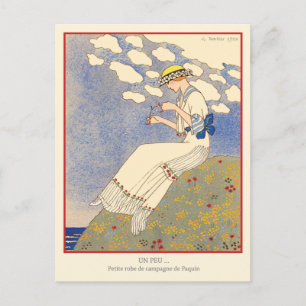 George Barbier  Art Deco Mode Briefkaart