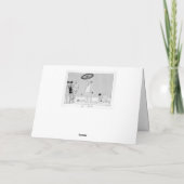 George Barbier Art Deco mode Hartelijk dank Bedankkaart (Achterkant)