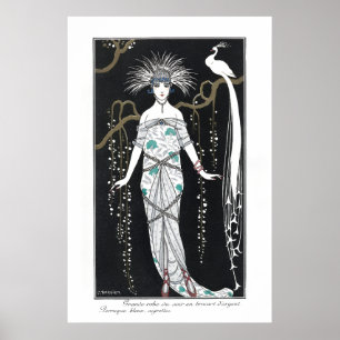 George Barbier art déco nouveaux costumes parisien