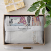 George Barbier, Art Deco Tissue Paper Tissuepapier (Geschenk)