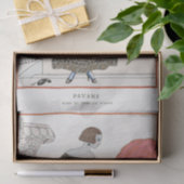 George Barbier, Art Deco Tissue Paper Tissuepapier (Geschenk)