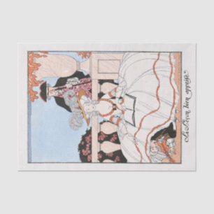 George Barbier, Art Deco Tissue Paper Tissuepapier