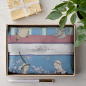 George Barbier, Art Deco Tissue Paper Tissuepapier (Geschenk)