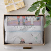 George Barbier, Art Deco Tissue Paper Tissuepapier (Geschenk)