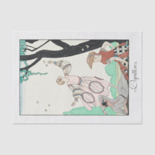 George Barbier, Art Deco Tissue Paper Tissuepapier