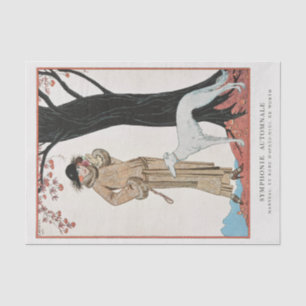 George Barbier, Art Deco Tissue Paper Tissuepapier