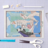 George Barbier, Art Deco Tissue Paper Tissuepapier (Craft)