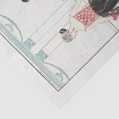 George Barbier, Art Deco Tissue Paper Tissuepapier (Detail)