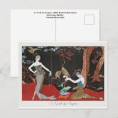 George Barbier Briefkaart (Voorkant / Achterkant)