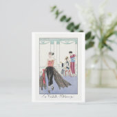 George Barbier, carte postale Art déco (Debout devant)