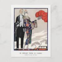 George Barbier, carte postale Art déco