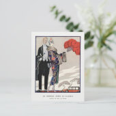 George Barbier, carte postale Art déco (Debout devant)