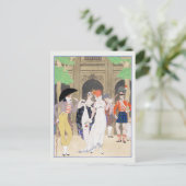 George Barbier, carte postale Art déco (Debout devant)