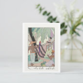 George Barbier, carte postale Art déco (Debout devant)