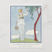 George Barbier, carte postale Art déco (Devant)
