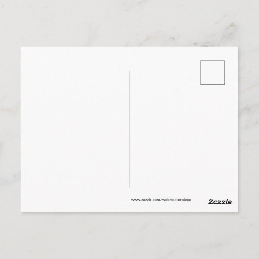 George Barbier, carte postale Art déco (Dos)