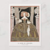 George Barbier, carte postale Art déco (Devant)
