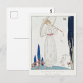 George Barbier, carte postale Art déco (Devant / Derrière)