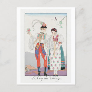 George Barbier, carte postale Art déco