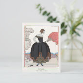 George Barbier, carte postale Art déco (Debout devant)