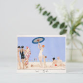 George Barbier, carte postale Art déco (Debout devant)